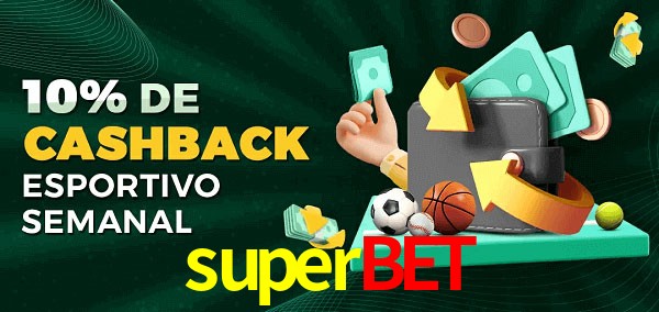 10% de bônus de cashback na superbet